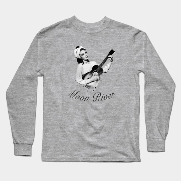 Moon River Long Sleeve T-Shirt by NickiPostsStuff